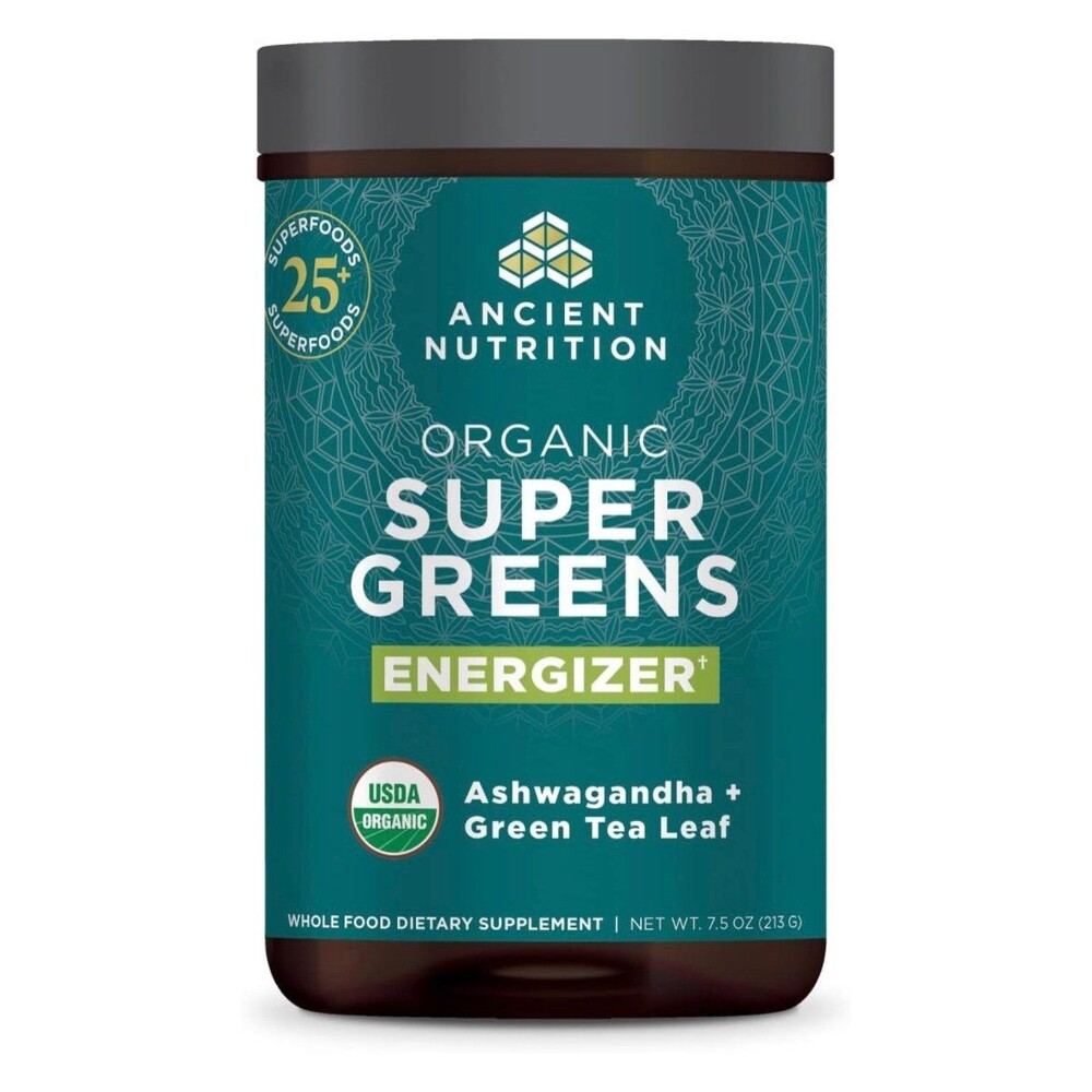 Ancient Nutrition Supergreens Energizer Powder